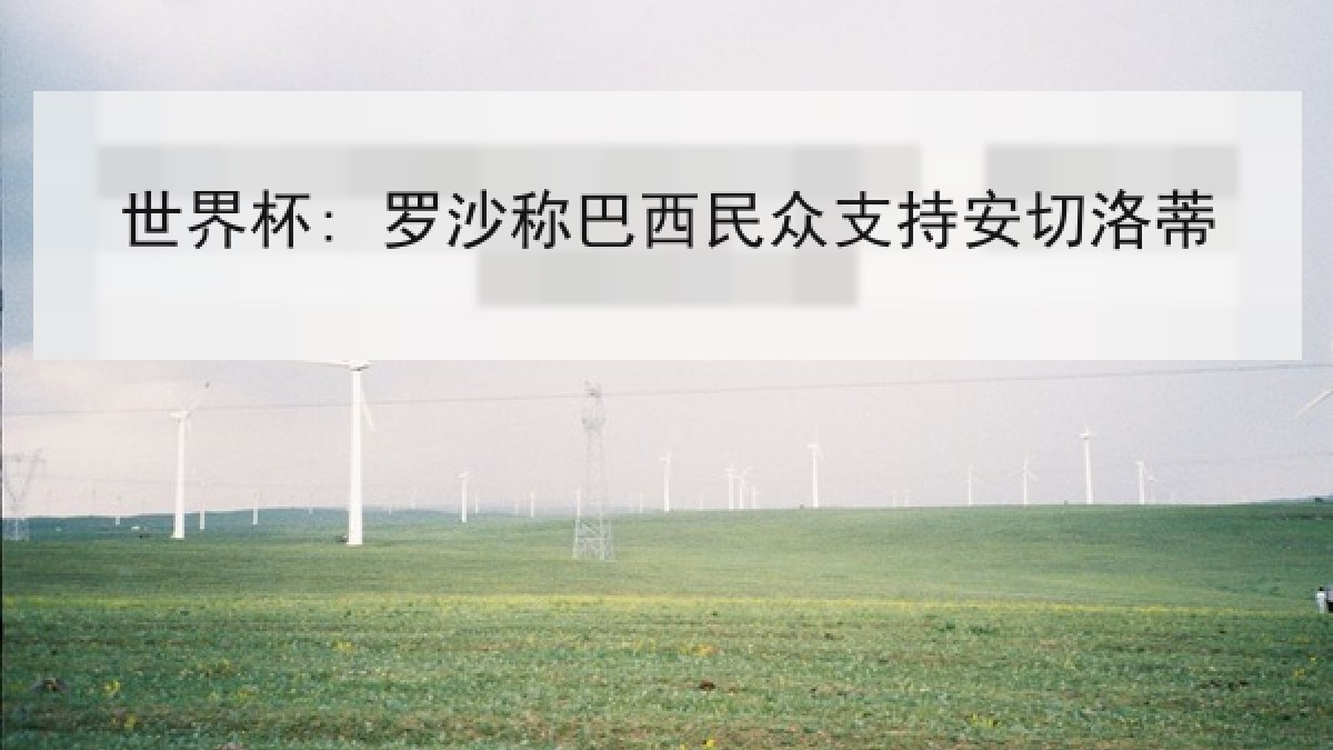 世界杯: 罗沙称巴西民众支持安切洛蒂