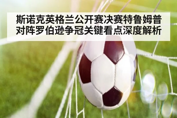 斯诺克英格兰公开赛决赛特鲁姆普对阵罗伯逊争冠关键看点深度解析