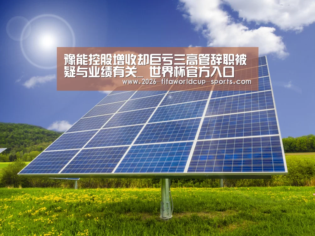 豫能控股增收却巨亏三高管辞职被疑与业绩有关_ 世界杯官方入口(图4) 世界杯竞猜
